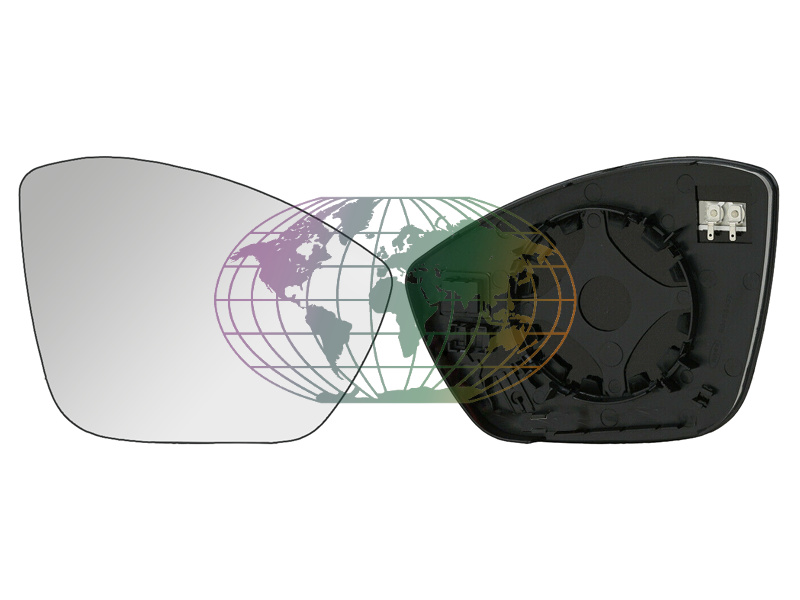 Spiegelglas, buitenspiegel Bodermann 6819063