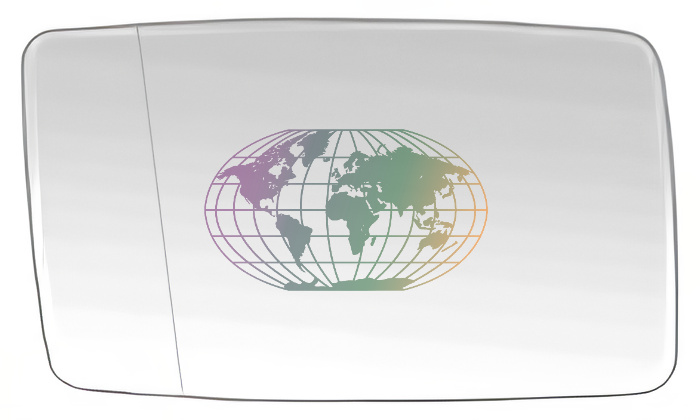 Buitenspiegelglas Bodermann 9242078