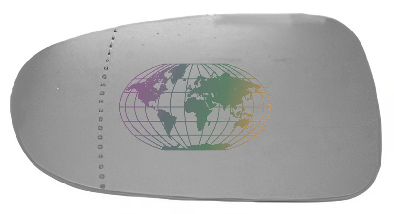 Buitenspiegelglas Bodermann 9295078