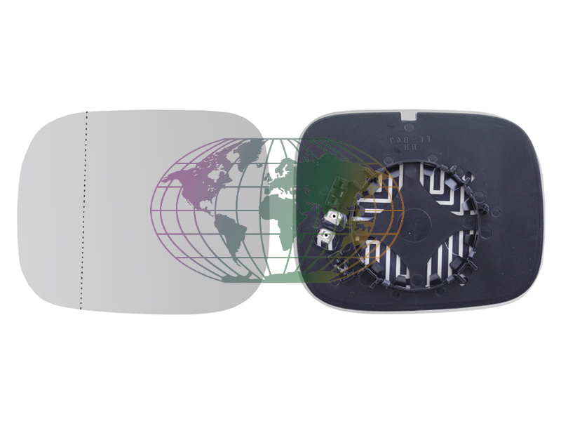 Buitenspiegelglas Bodermann 9681066