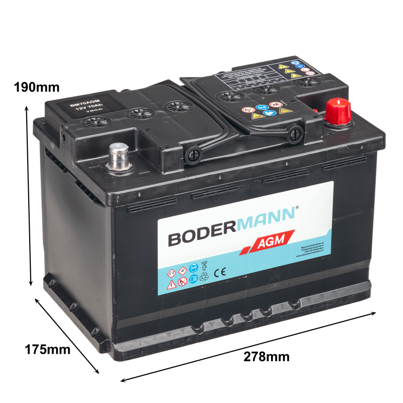 Accu Bodermann BM70AGM
