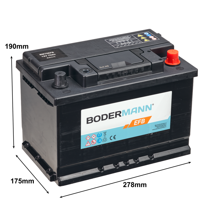 Accu Bodermann BM70EFB
