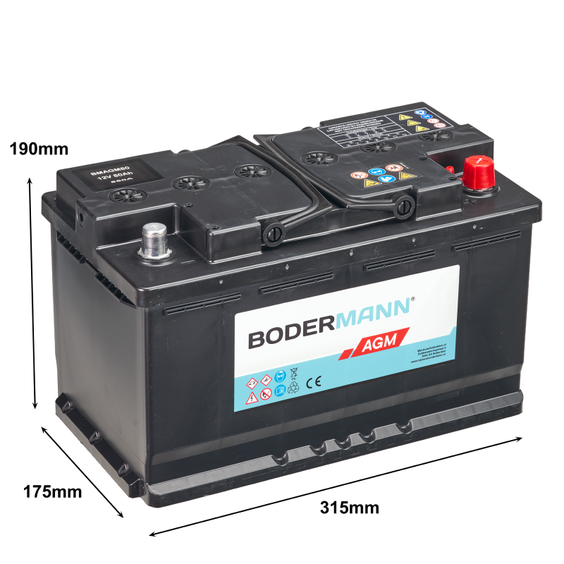 Accu Bodermann BM80AGM 