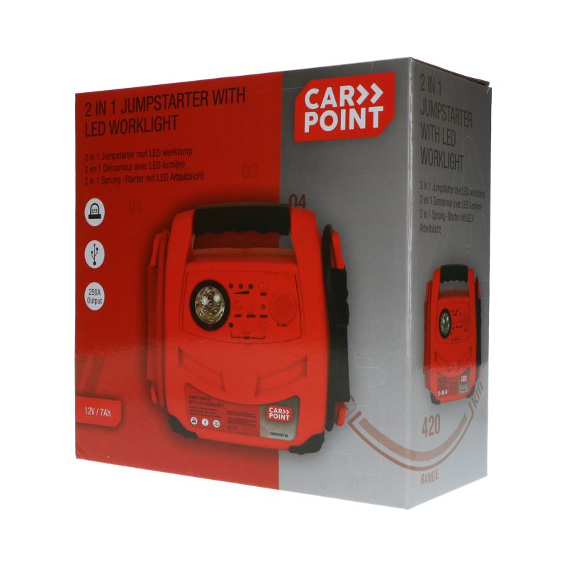 Carpoint Carpoint Jumpstarter 12V/7AH 2in1 LED 0177716