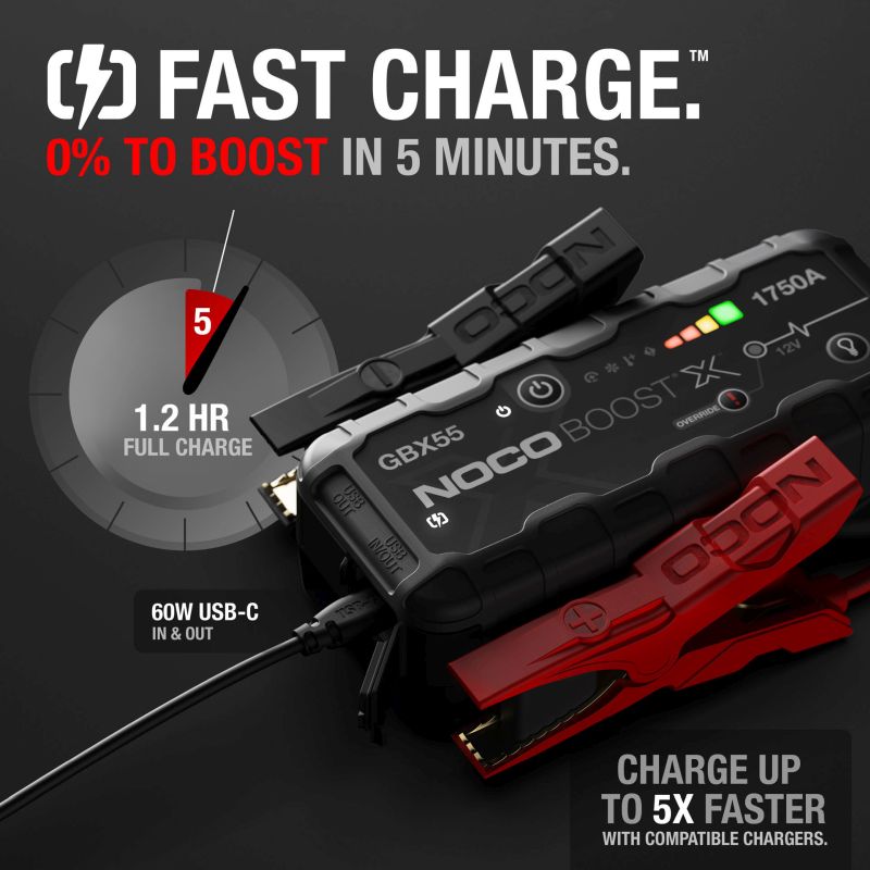 Noco Noco Boost X Lithium Jump Starter GBX55 1750A  0180019