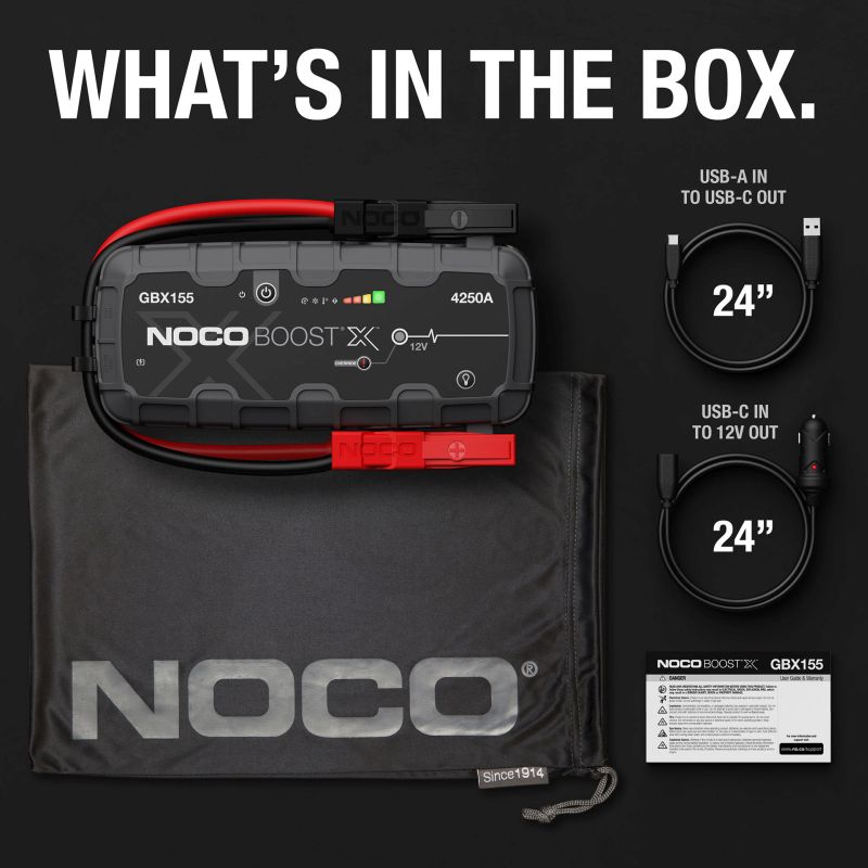 Noco Noco Boost X Lithium Jump Starter GBX155 4250A  0180021