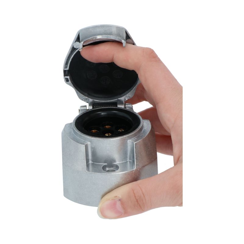 Carpoint Carpoint 7-Polige Metalen Stekkerdoos met Mistlampschakeling 0429506