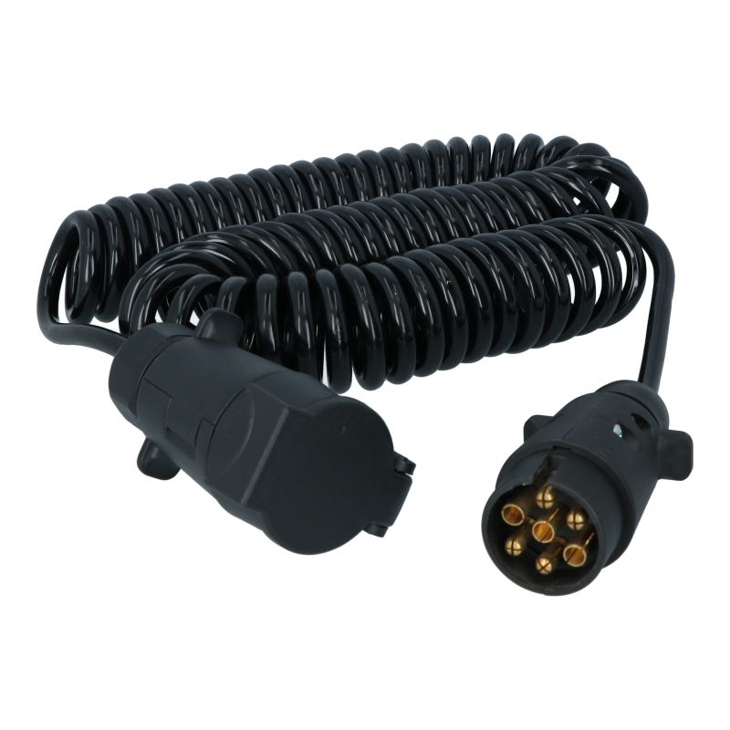 Carpoint Carpoint Spiraal Trailer Verlengkabel 7p>7p Stekker/Stekkerdoos 0438119