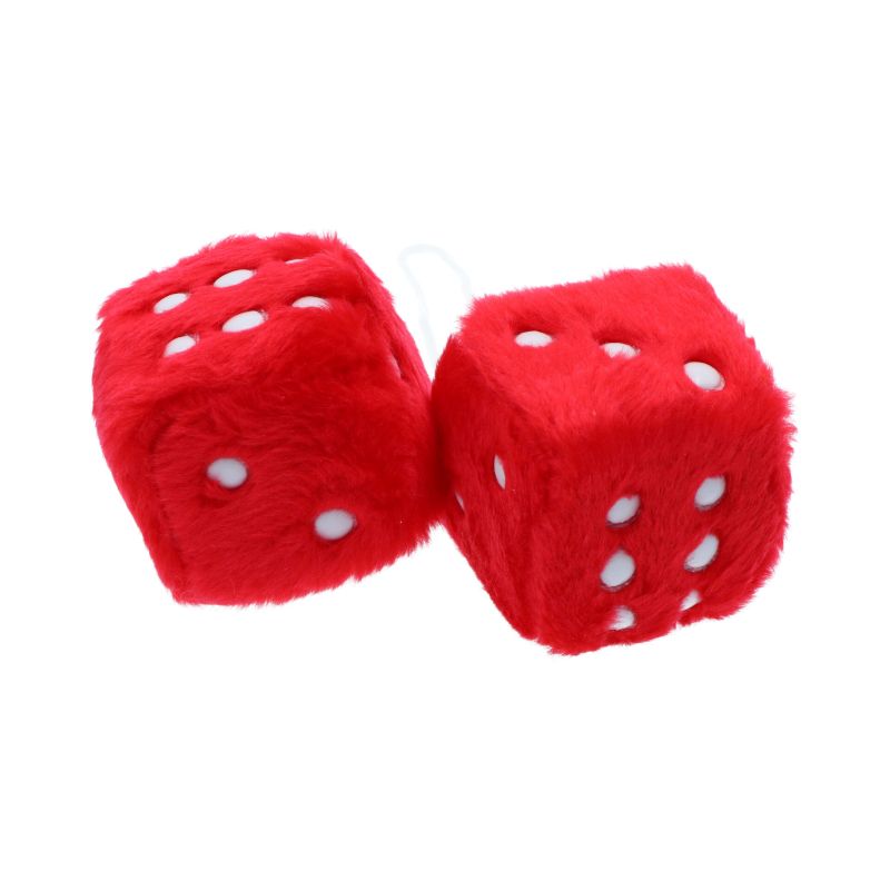 Carpoint Carpoint Pluche Dobbelstenen Rood 0510079