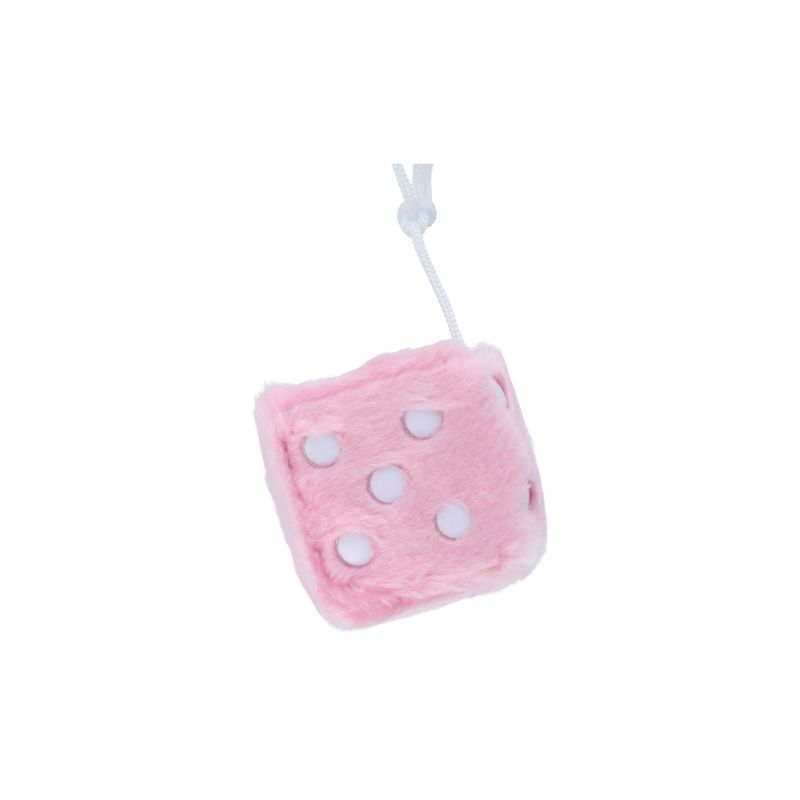 Carpoint Carpoint Pluche Dobbelstenen Roze 0510085