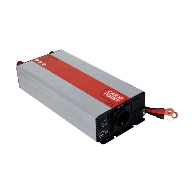 Carpoint Carpoint Omvormer 12V>230V 1500W accu kabel 0510354