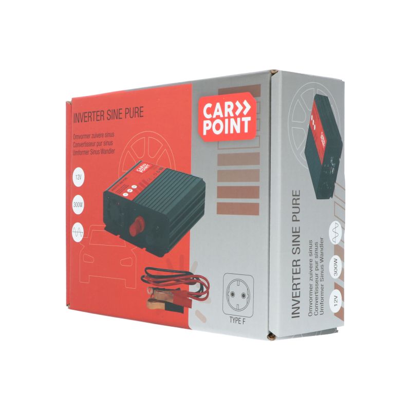 Carpoint Carpoint Pure Sinus Omvormer 12V>230V 300W  0510363