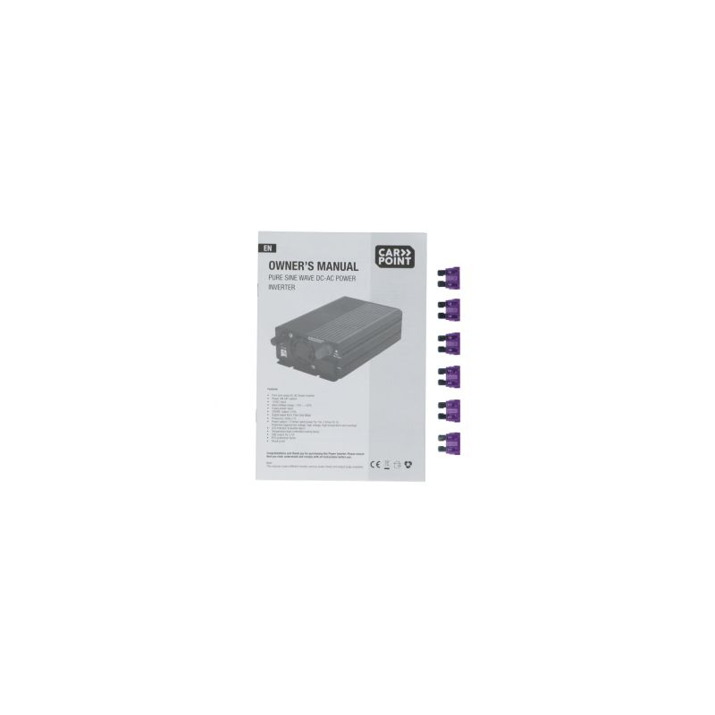 Carpoint Carpoint Pure Sinus Omvormer 12V>230V 1500W 0510365