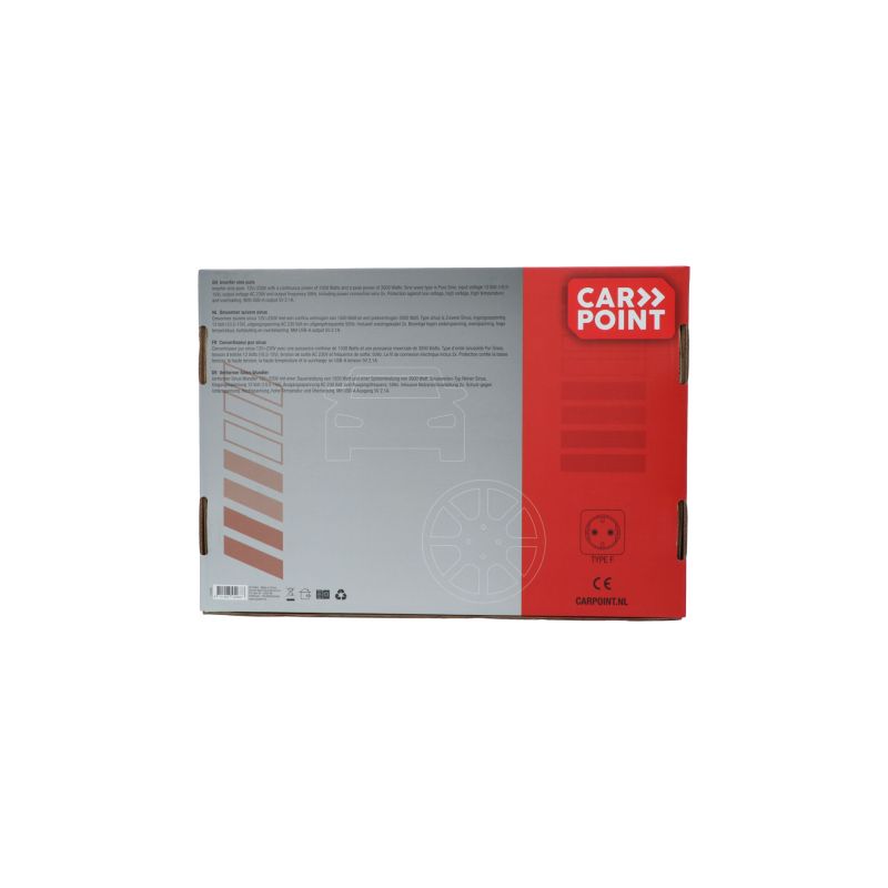 Carpoint Carpoint Pure Sinus Omvormer 12V>230V 1500W 0510365