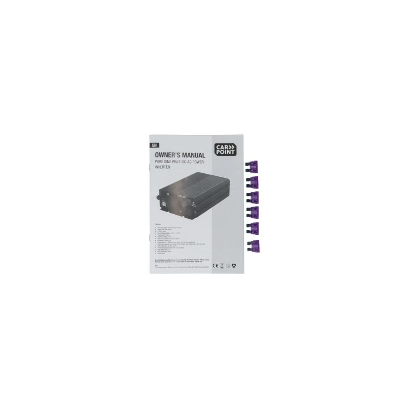 Carpoint Carpoint Pure Sinus Omvormer 12V>230V 1500W Frans/Belgisch stopcontact 0510368