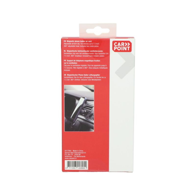 Carpoint Carpoint Magnetische Smartphone Houder Ventilatierooster Rond 0517064