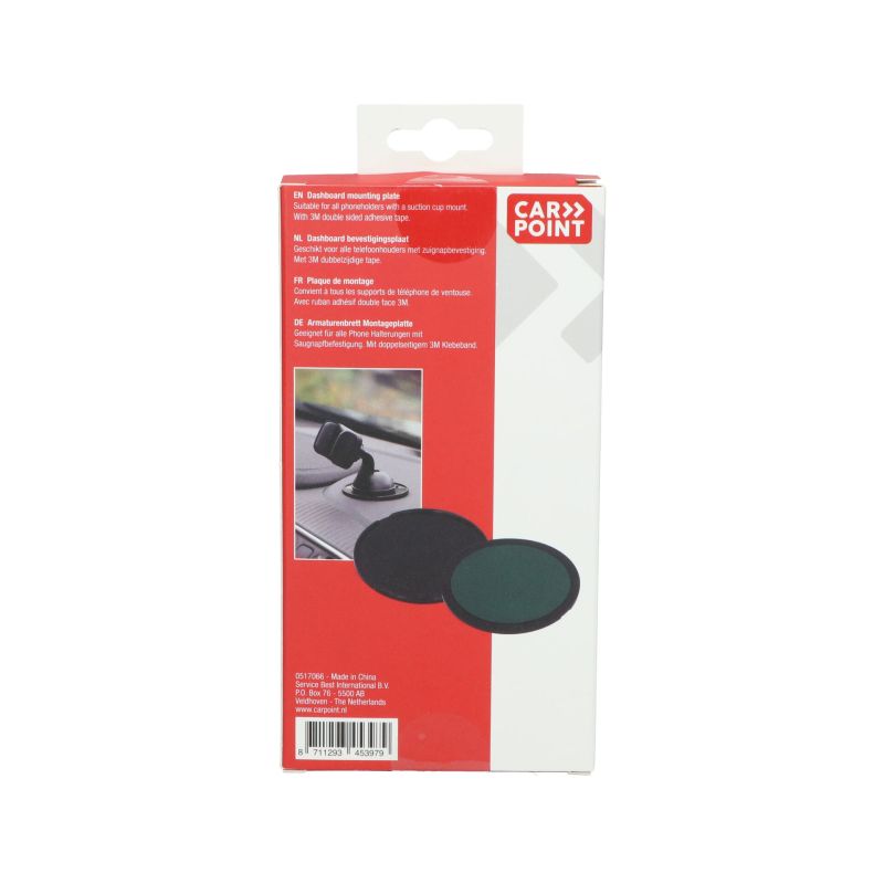 Carpoint Carpoint dashboard bevestigingsplaat voor zuignapbevestiging 0517066