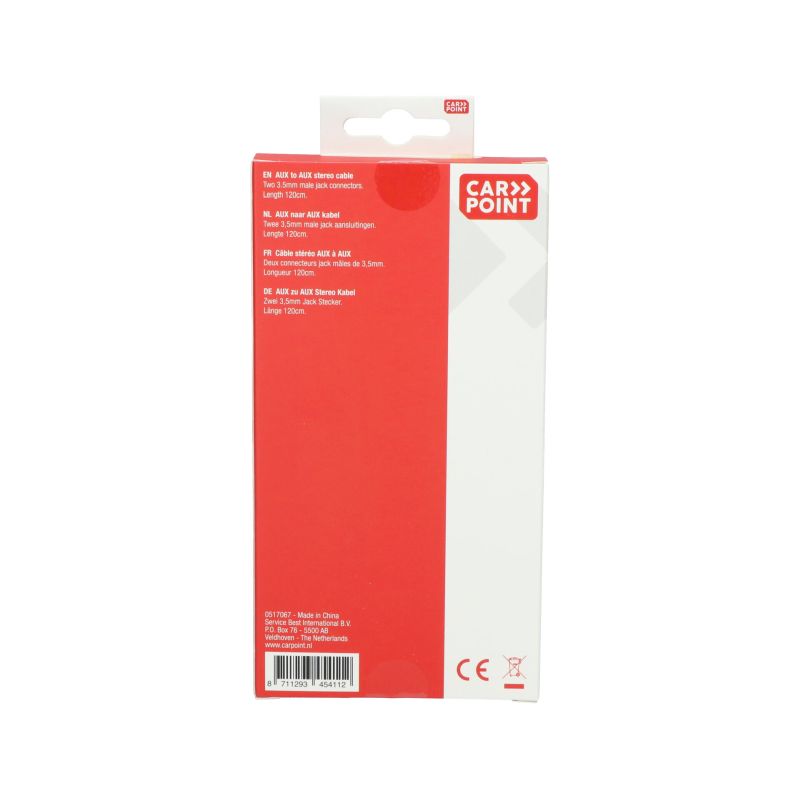 Carpoint Carpoint AUX naar AUX Stereo Kabel 120cm 0517067