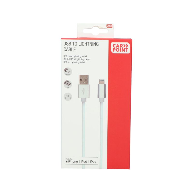 Carpoint Carpoint USB>Lightning kabel 1 Meter 0517068