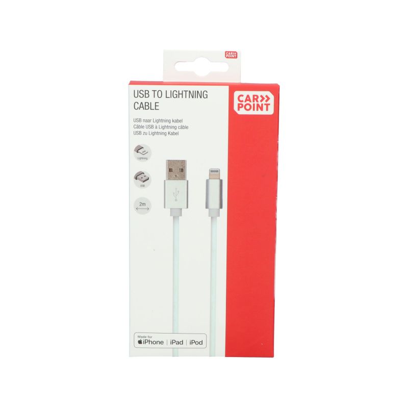 Carpoint Carpoint USB>Lightning kabel 2 Meter  0517069