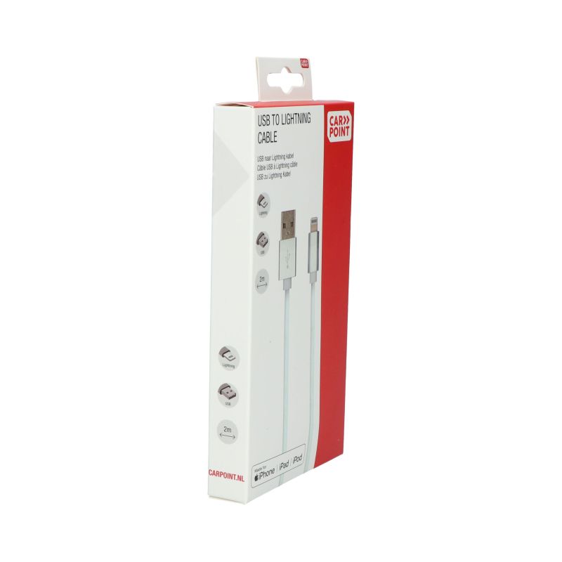 Carpoint Carpoint USB>Lightning kabel 2 Meter  0517069