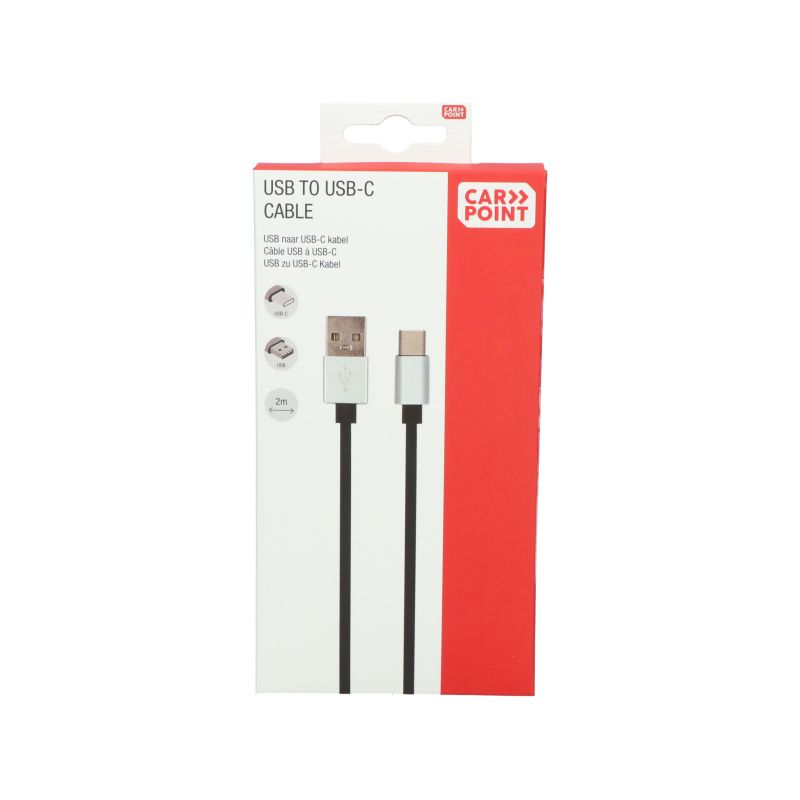 Carpoint Carpoint USB>USB-C kabel 2 Meter 0517071