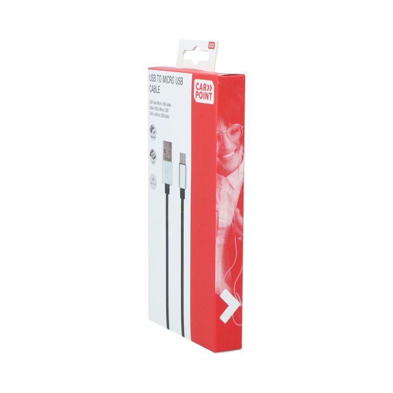 Carpoint Carpoint USB>Micro USB kabel 1 Meter 0517072