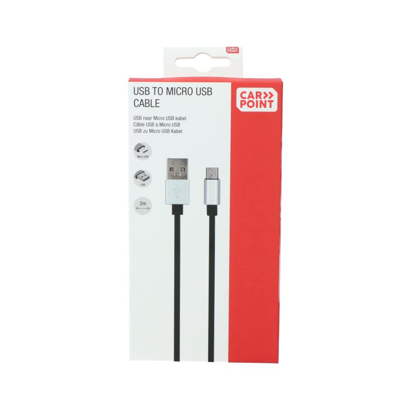 Carpoint Carpoint USB>Micro USB kabel 2 Meter  0517073