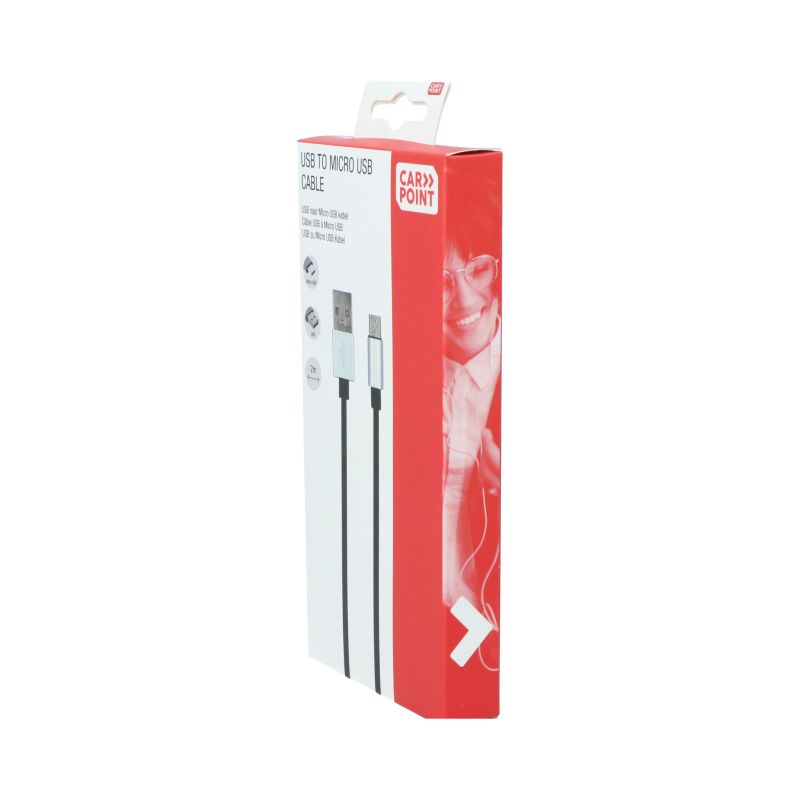 Carpoint Carpoint USB>Micro USB kabel 2 Meter  0517073