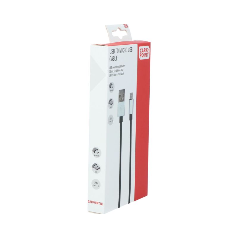 Carpoint Carpoint USB>Micro USB kabel 2 Meter  0517073
