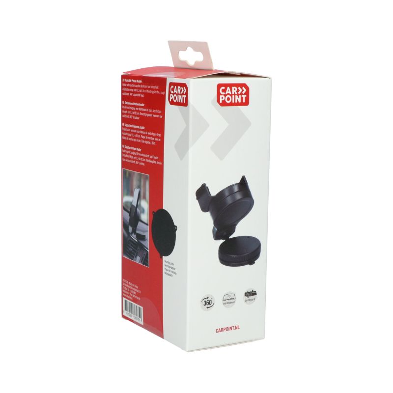 Carpoint Carpoint Draagbare Opklapbare Smartphone Houder Klem Rond 0517079