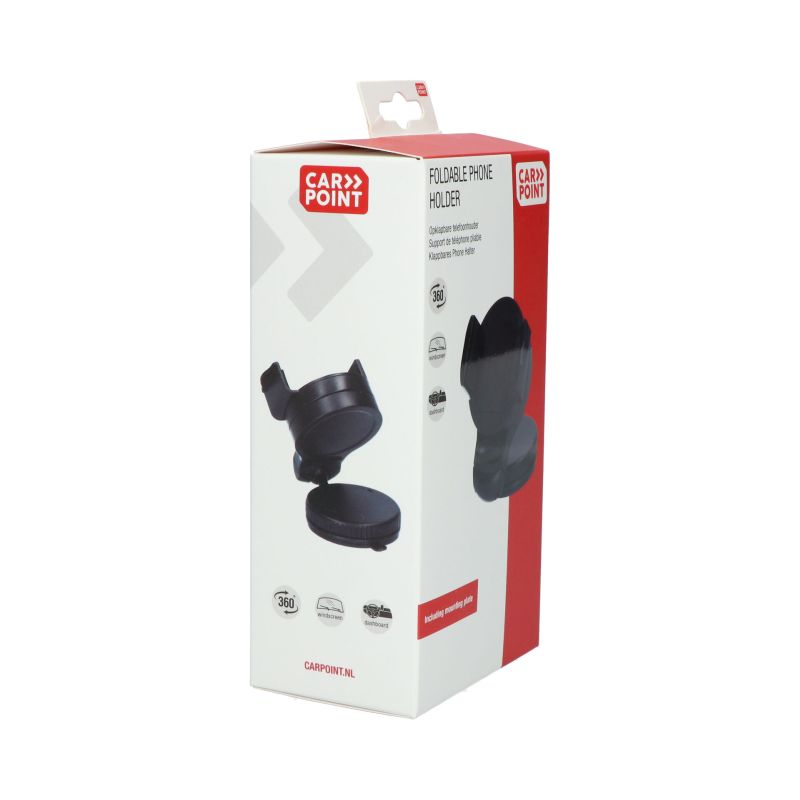 Carpoint Carpoint Draagbare Opklapbare Smartphone Houder Klem Rond 0517079