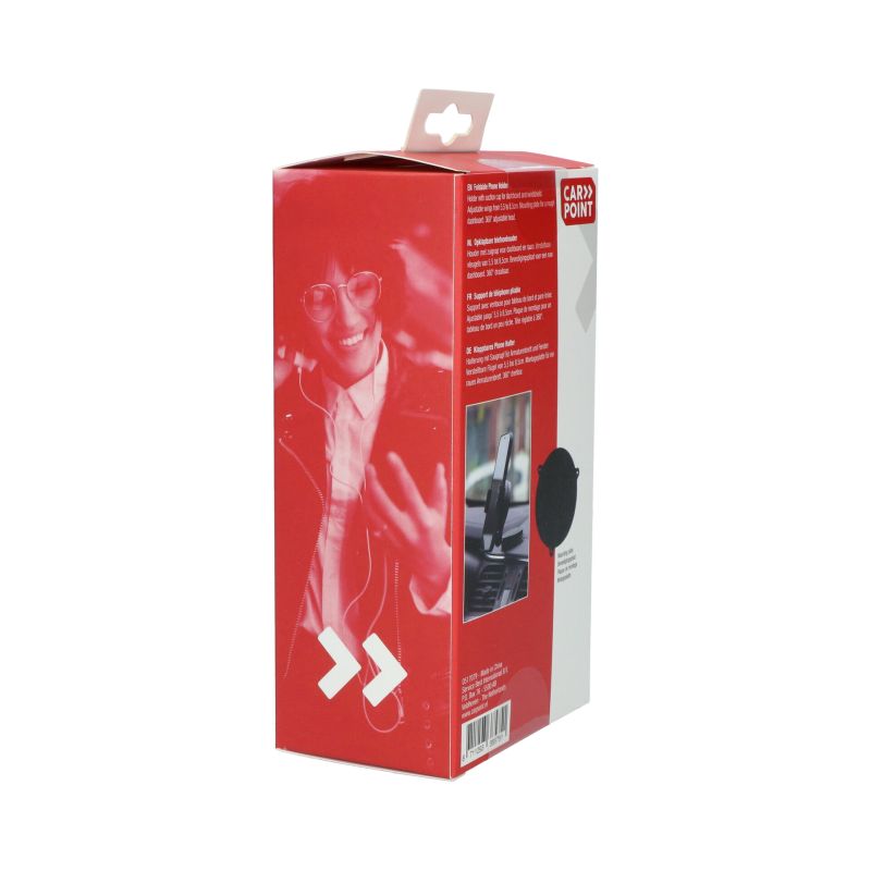Carpoint Carpoint Draagbare Opklapbare Smartphone Houder Klem Rond 0517079