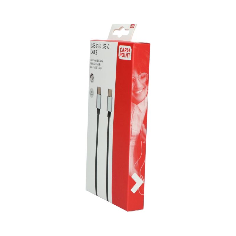 Carpoint Carpoint USB-C >USB-C kabel 1 Meter 0517081