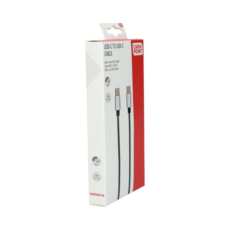 Carpoint Carpoint USB-C >USB-C kabel 1 Meter 0517081