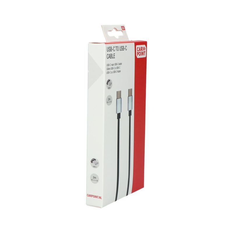 Carpoint Carpoint USB-C >USB-C kabel 2 Meter  0517082