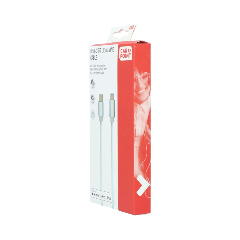 Carpoint Carpoint USB-C > Lightning Kabel 1 Meter  0517083