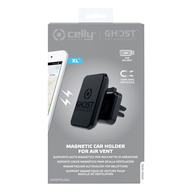 Celly Celly Magnetische telefoonhouder Ghost Plus  XL 0517574
