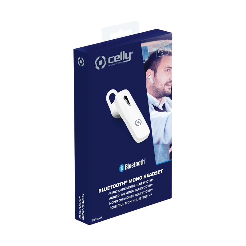 Celly Celly Bluethooth Headset BH10WH Wit 0517598
