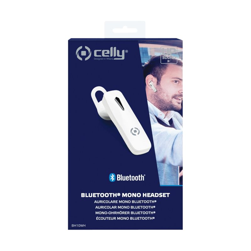 Celly Celly Bluethooth Headset BH10WH Wit 0517598