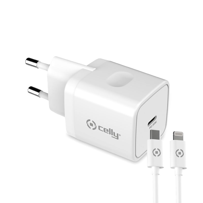 Celly Celly Thuislader USB-C > USB-C kabel  0517647