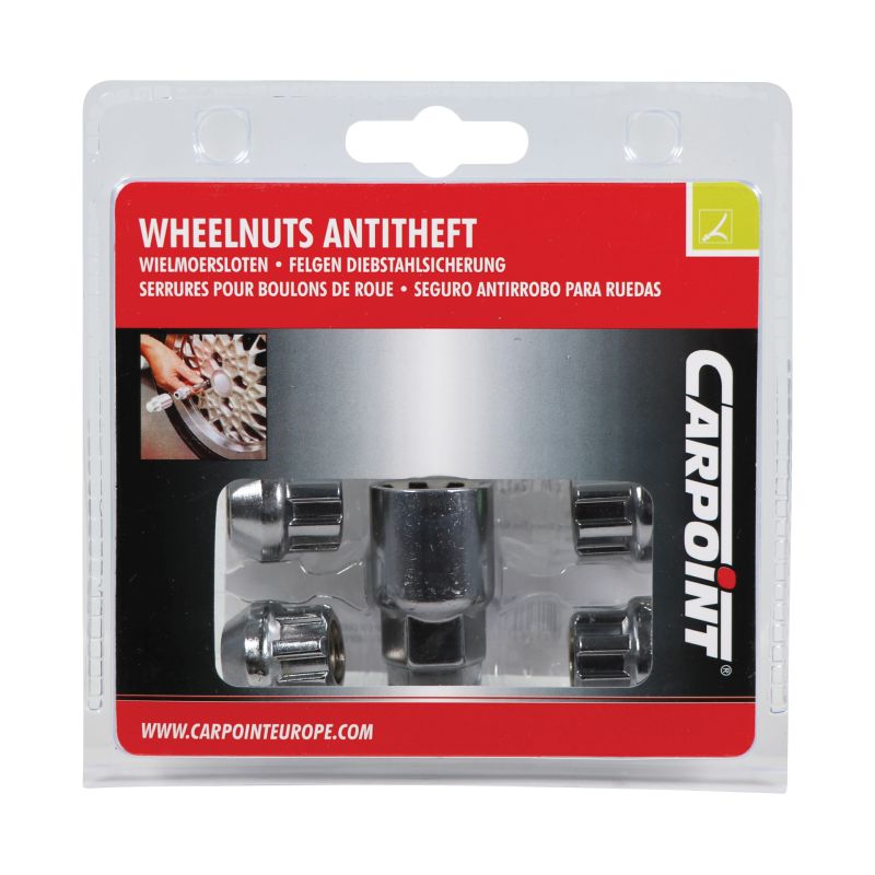 Carpoint Carpoint Wiel Slotmoeren Set M12x1,25 Type E Conisch 0520505