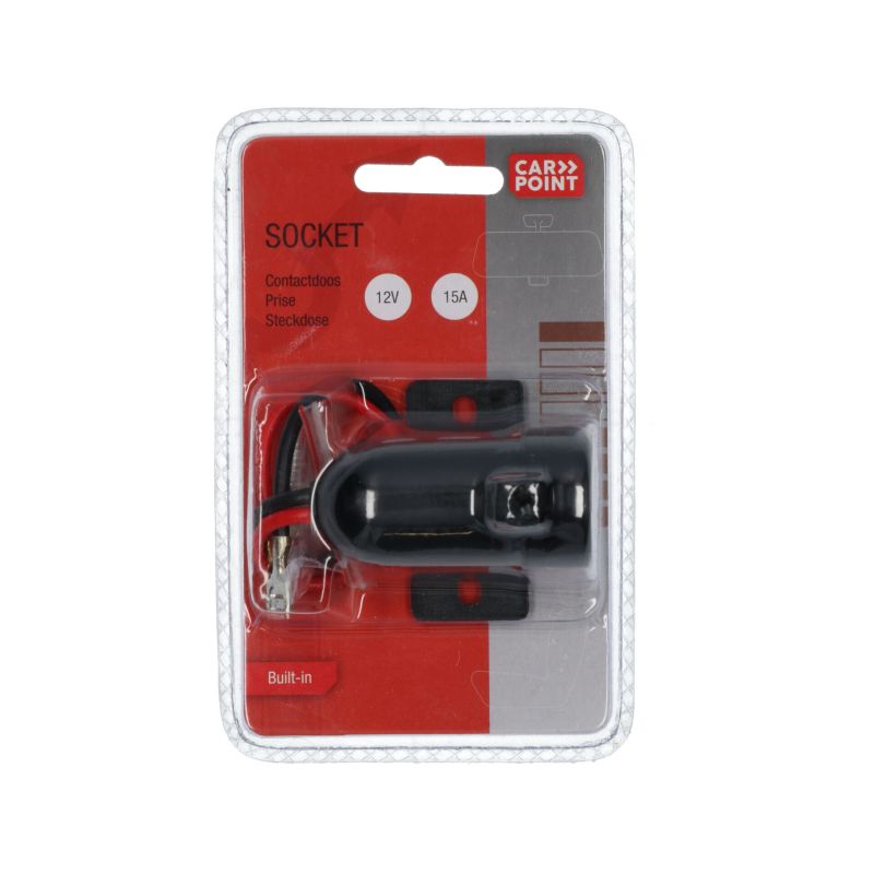 Carpoint Carpoint 1-Weg Opbouw Stekkerdoos 1x12/24V 0523484