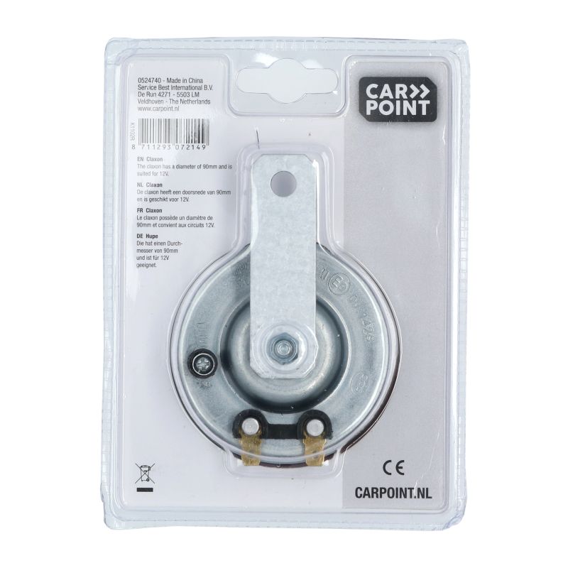 Carpoint Claxon 12V 102dB ø90mm 0524740