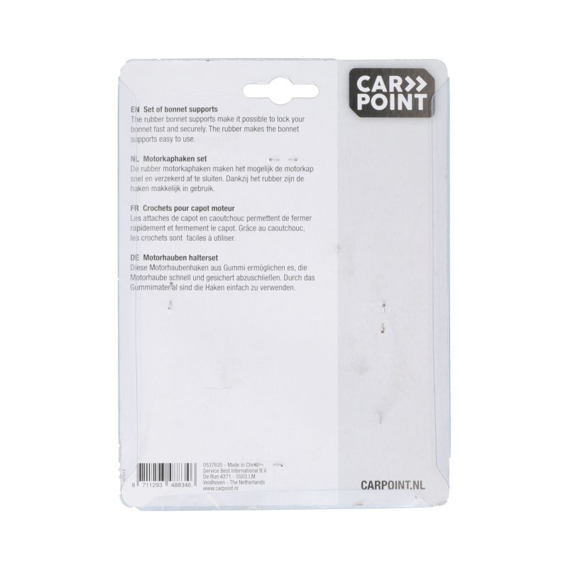 Carpoint Carpoint Motorkaphakenset 12cm 2pcs 0537835