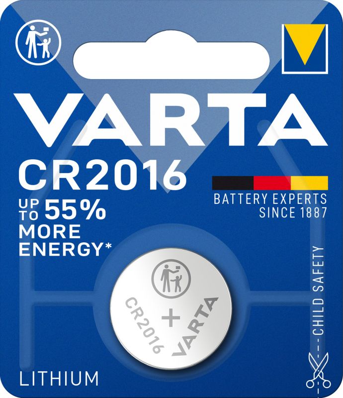 Varta Varta 3V Batterijen CR2016 0568005