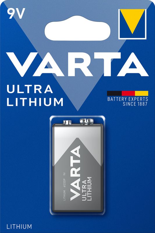 Varta Varta Batterij Ultra Lithium 6LR61 9V 0568020