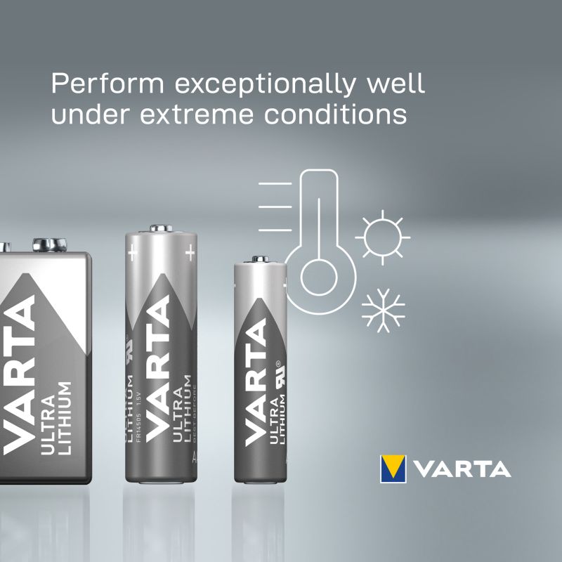 Varta Varta Batterij Ultra Lithium 6LR61 9V 0568020