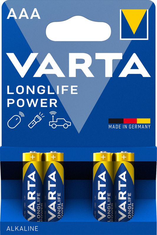 Varta Varta Batterijen Longlife Power LR03/AAA 1,5V 0568040