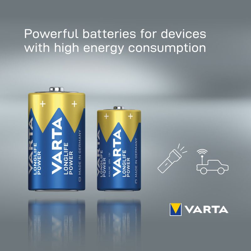Varta Varta Batterijen Longlife Power LR14/C 1,5V 0568042